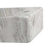 Aurora 15 in. W x 8 in. D Modern Wall Mounted Rectangular Ceramic Mini Sink