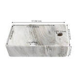 Aurora 15 in. W x 8 in. D Modern Wall Mounted Rectangular Ceramic Mini Sink