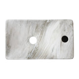 Aurora 15 in. W x 8 in. D Modern Wall Mounted Rectangular Ceramic Mini Sink