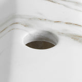 Aurora 15 in. W x 8 in. D Modern Wall Mounted Rectangular Ceramic Mini Sink