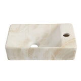 Aurora 15 in. W x 8 in. D Modern Wall Mounted Rectangular Ceramic Mini Sink