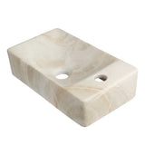 Aurora 15 in. W x 8 in. D Modern Wall Mounted Rectangular Ceramic Mini Sink