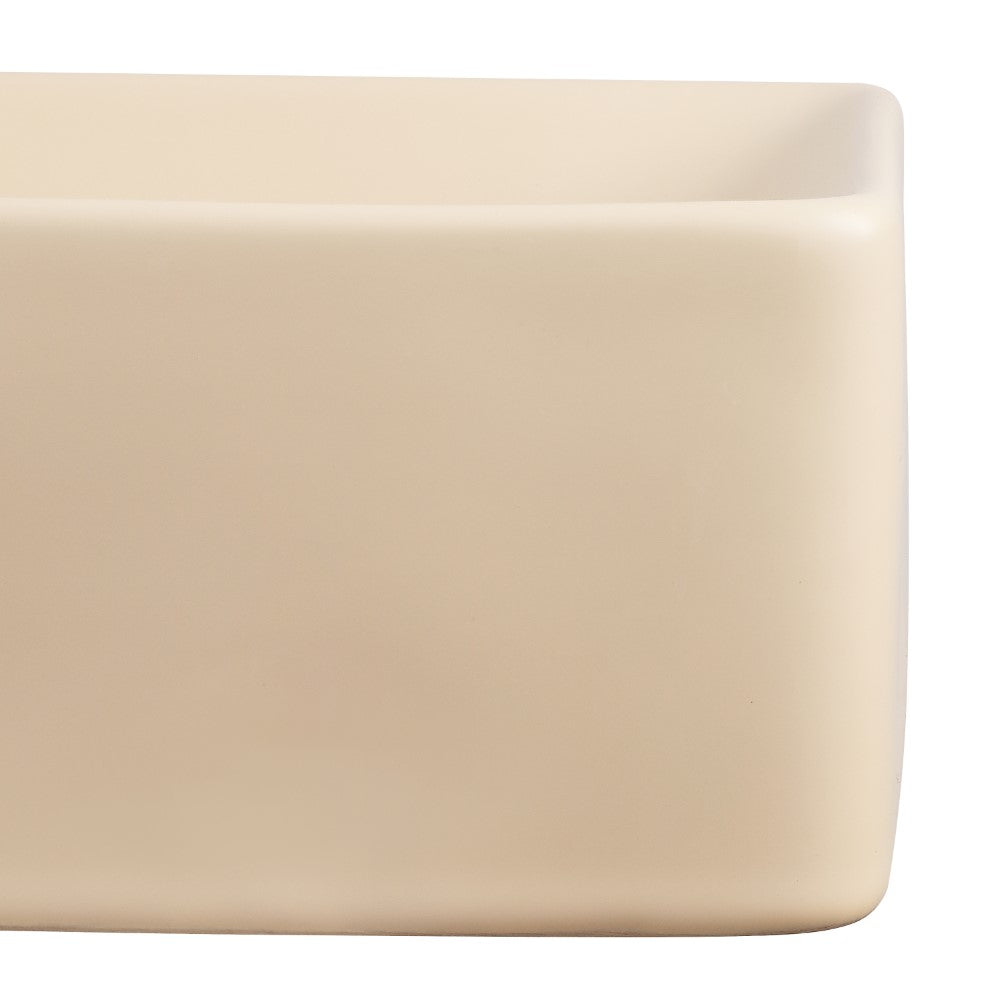 Aurora 15 in. W x 8 in. D Modern Wall Mounted Rectangular Ceramic Mini Sink