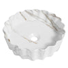 White Marble Finish