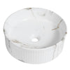 White Marble Finish
