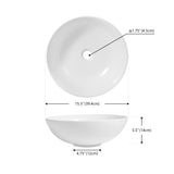 Aeri 15.5 in. Round Classic Designer Ceramic Bathroom Bowl Vessel Sink