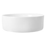 Kinu 14.25 in. Round Art Deco Contemporary Ceramic Bathroom Vessel Sink