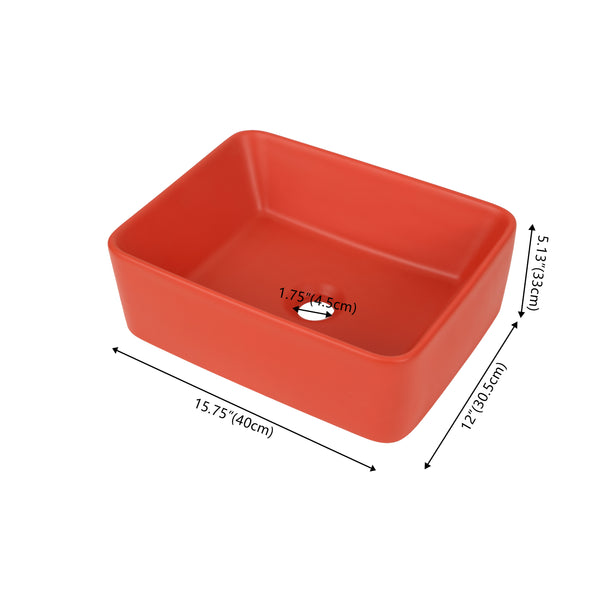 Dimension Image Matte Coral Red