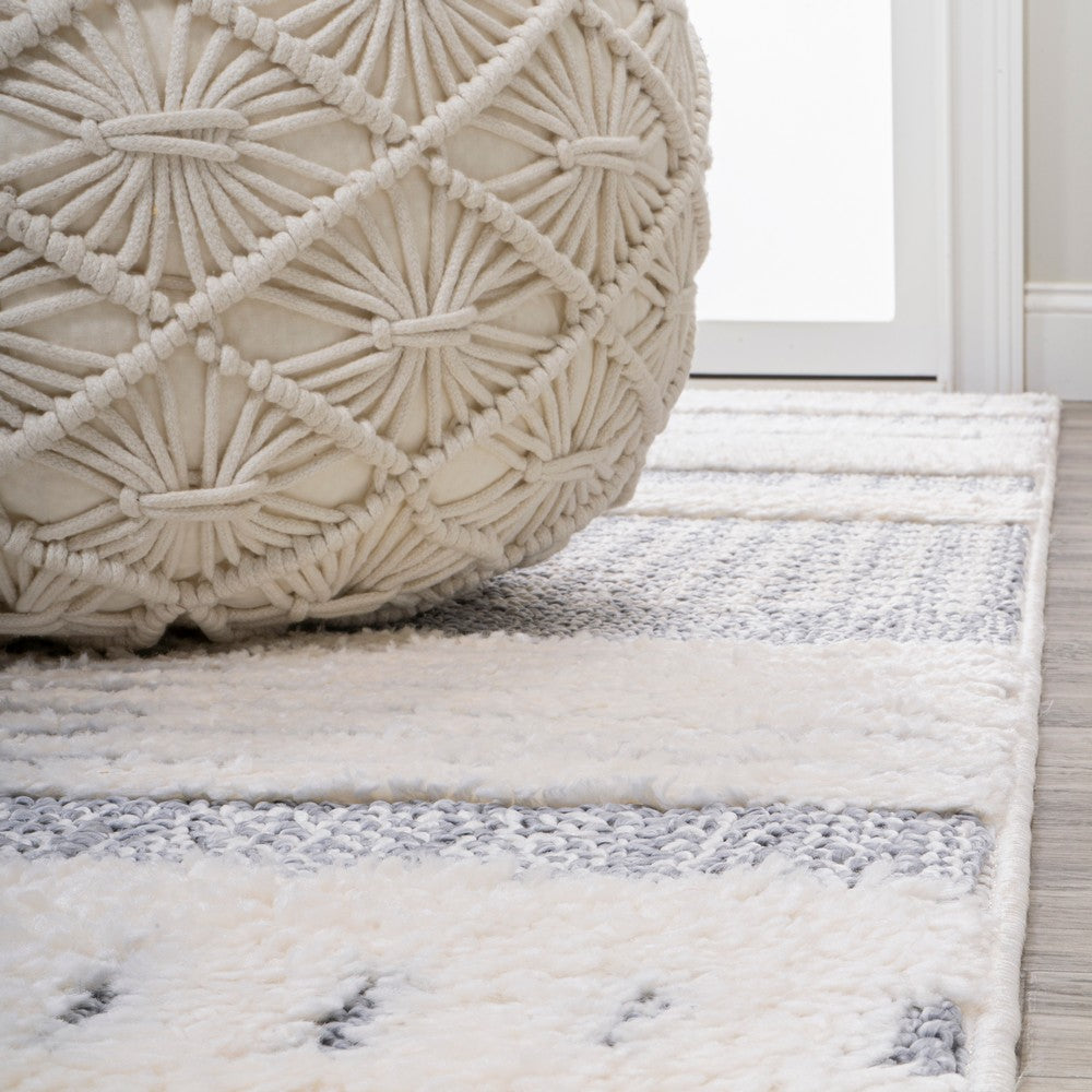 Keely Geometric High-low Area Rug