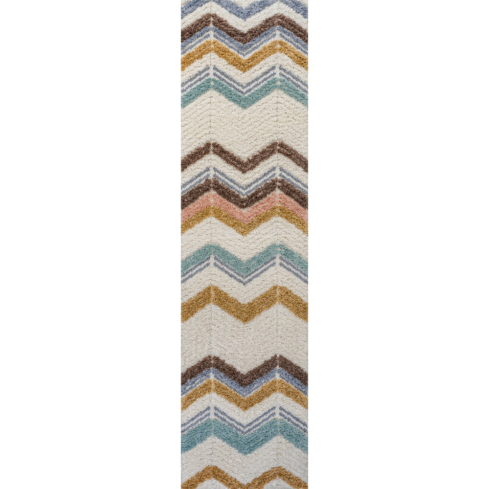 Rafter Chevron High-low Area Rug