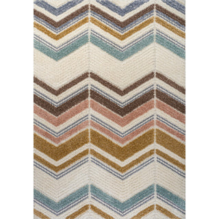 Rafter Chevron High-low Area Rug