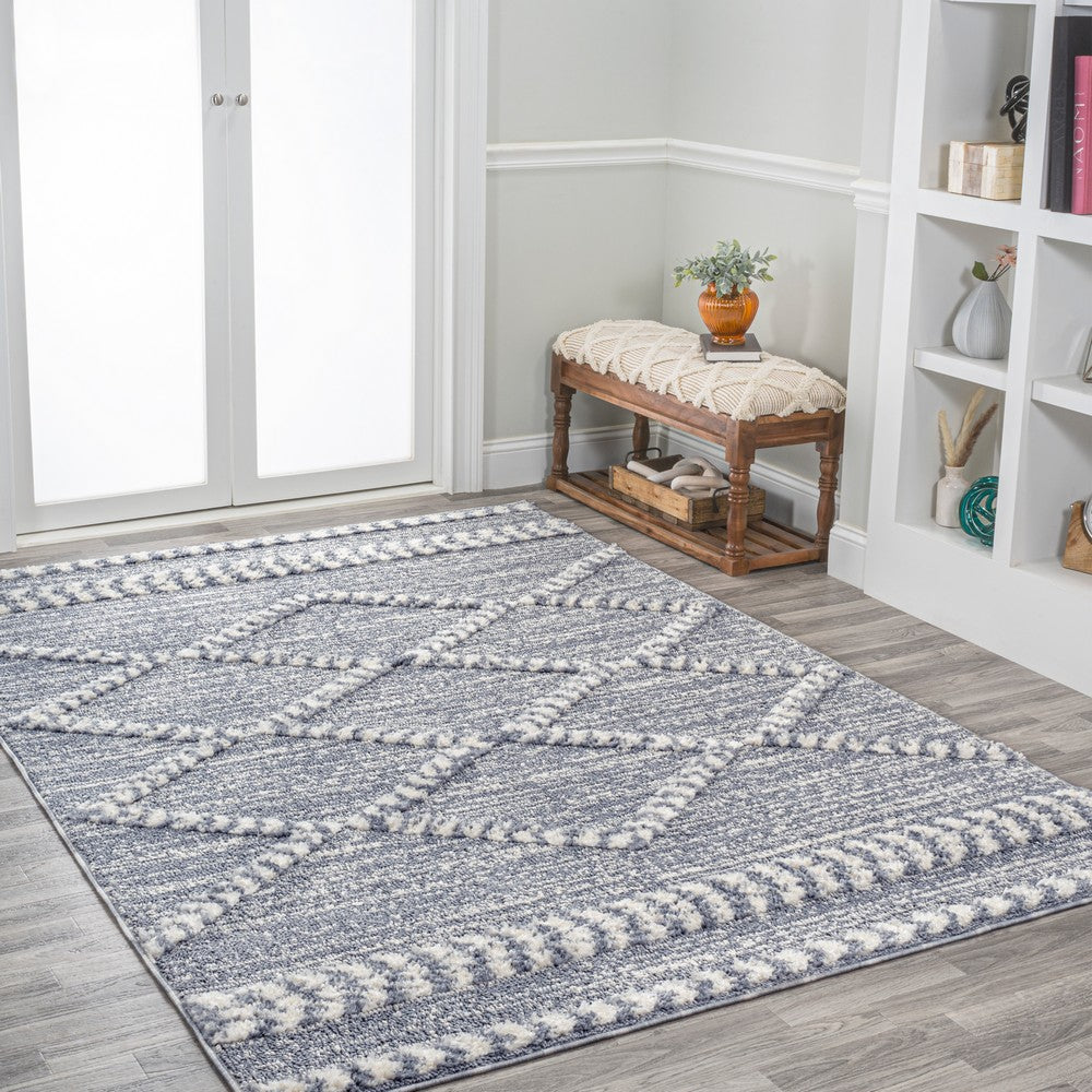 Dossi Moroccan Trellis High-low Area Rug