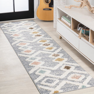 Shalon Trellis High-low Area Rug