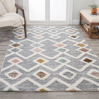 Shalon Trellis High-low Area Rug