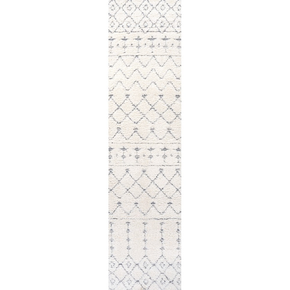 Zizi Moroccan Trellis Plush Carved Area Rug