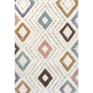 Maira Diamond Tribal High-low Area Rug