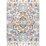 Rayna Persian Medallion High-low Area Rug