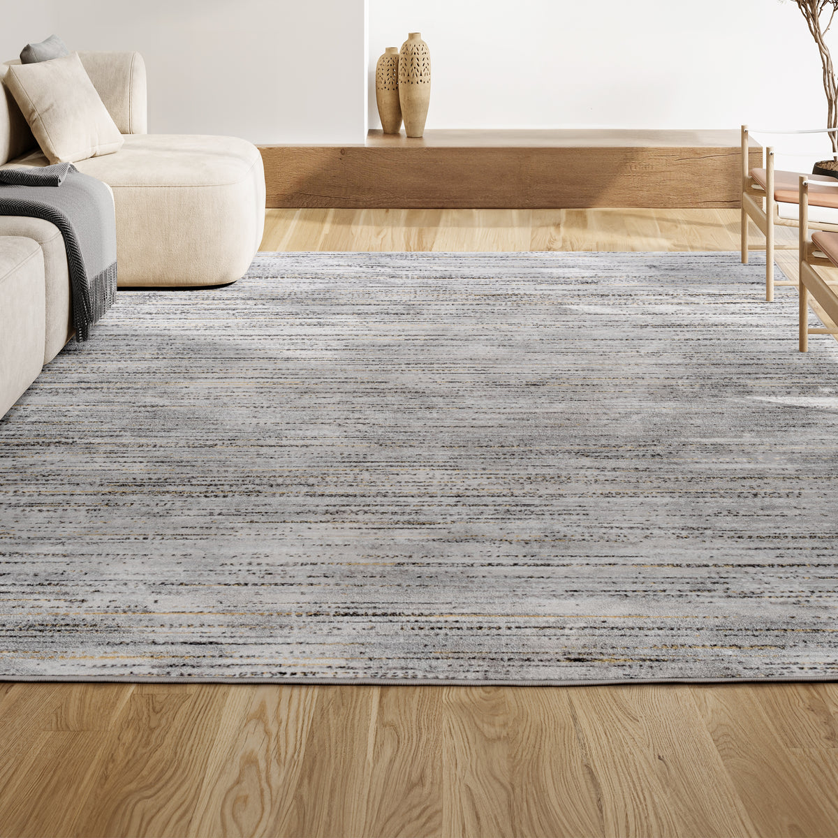 Helios Modern Strie' Area Rug