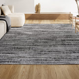 Helios Modern Strie' Area Rug