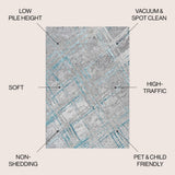 Minimal Modern Abstract Area Rug
