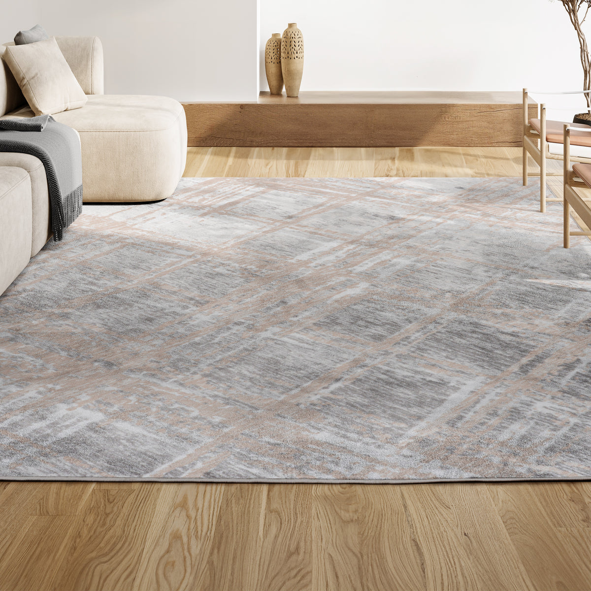 Minimal Modern Abstract Area Rug