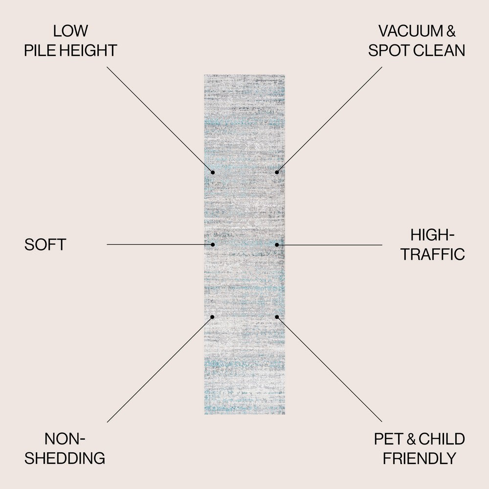 Nuptse Tidal Modern Strie' Area Rug