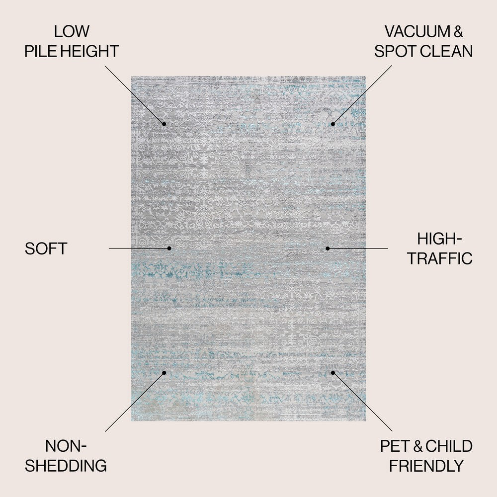 Nuptse Tidal Modern Strie' Area Rug