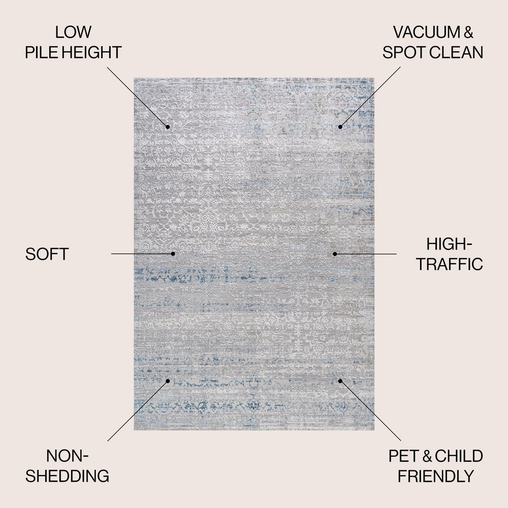 Nuptse Tidal Modern Strie' Area Rug