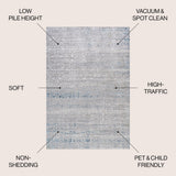 Nuptse Tidal Modern Strie' Area Rug