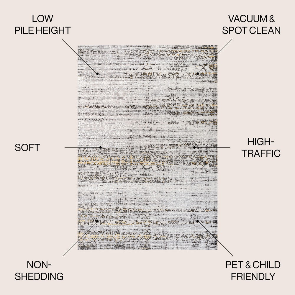 Nuptse Tidal Modern Strie' Area Rug
