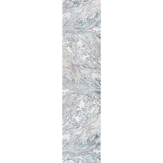 Batura Swirl Marbled Abstract Area Rug