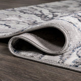 Batura Swirl Marbled Abstract Area Rug