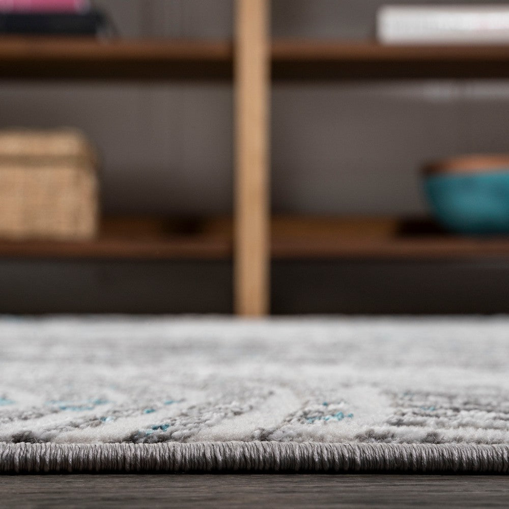 Kongur Timeworn Modern Abstract Area Rug