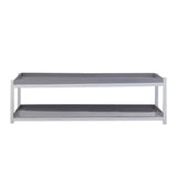 Ashoka Industrial Compact 10.75" 6-Pair 2-Tier Iron Shoe Rack