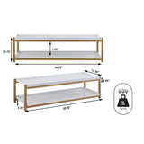 Ashoka Industrial Compact 10.75" 6-Pair 2-Tier Iron Shoe Rack
