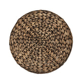 Addie 17.72" Modern Coastal Handwoven Water Hyacinth Storage Ottoman with Lid