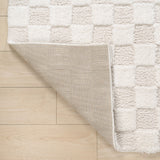 Driftvale Geometric Checker High-low Shag Area Rug