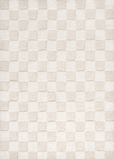 Driftvale Geometric Checker High-low Shag Area Rug