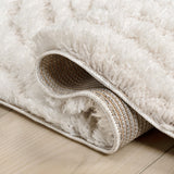 Sandmere Concentric Ring High-low Shag Area Rug