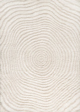 Sandmere Concentric Ring High-low Shag Area Rug