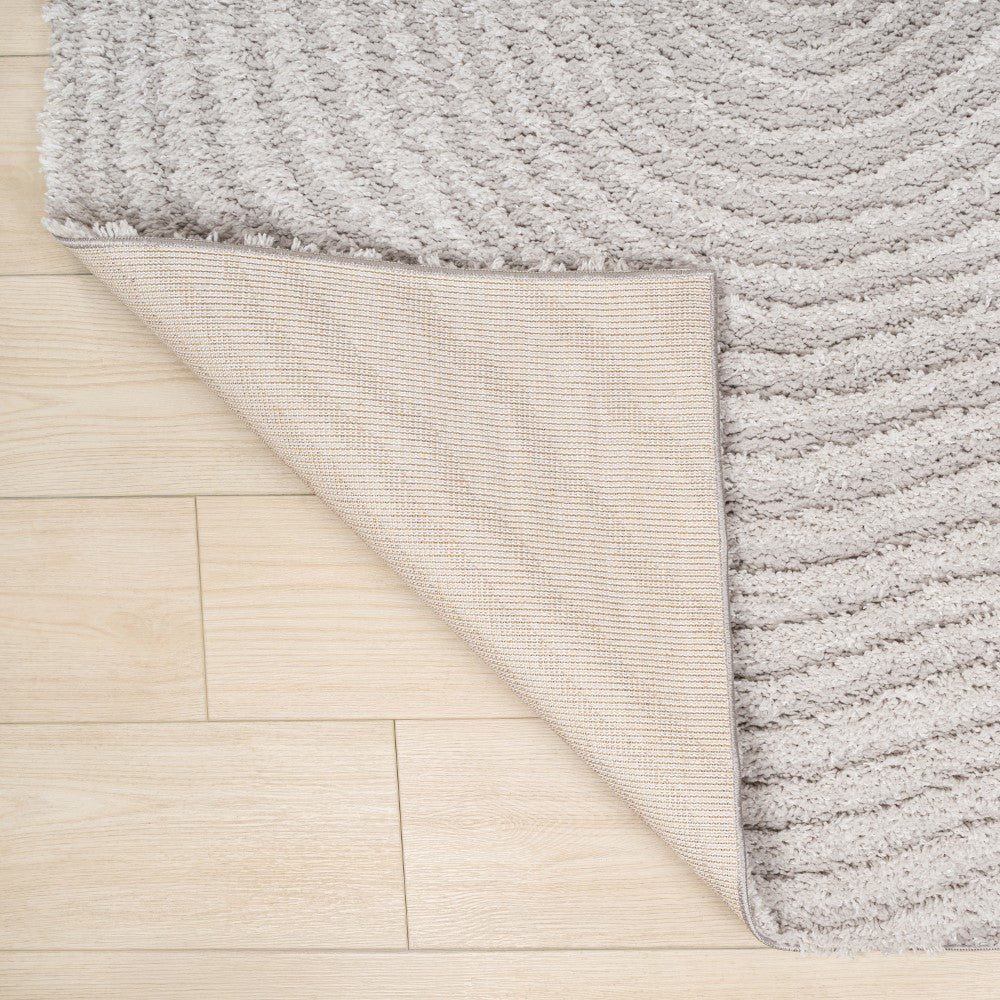 Sandmere Concentric Ring High-low Shag Area Rug