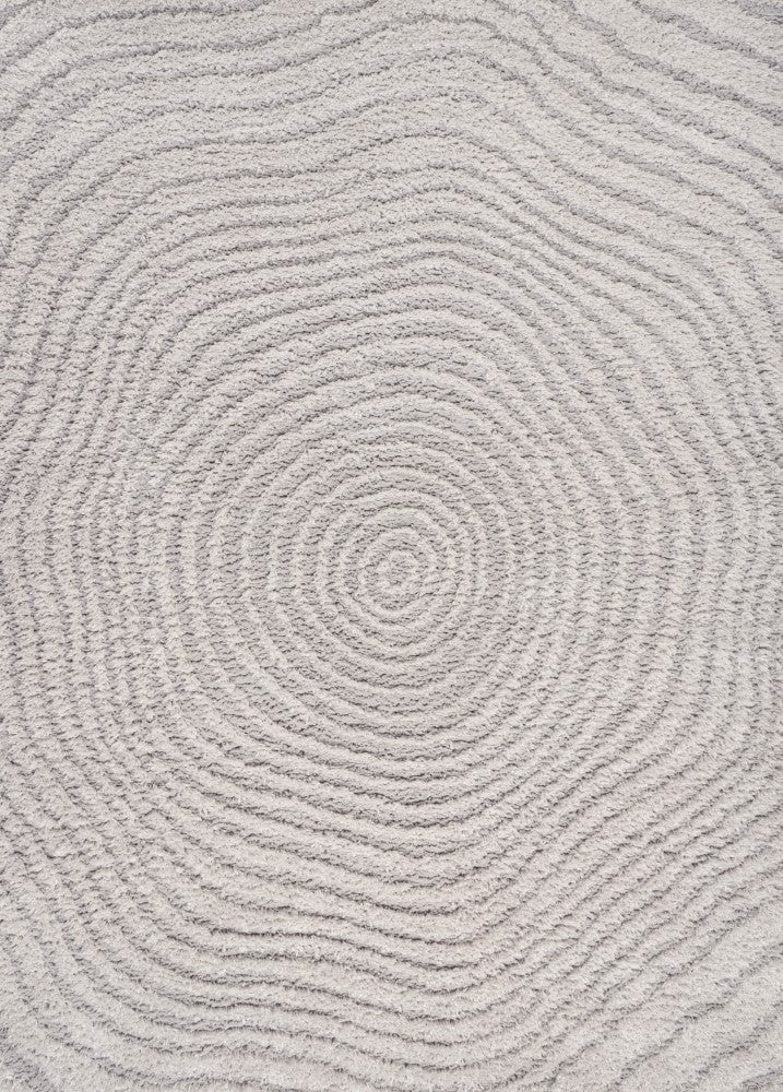 Sandmere Concentric Ring High-low Shag Area Rug