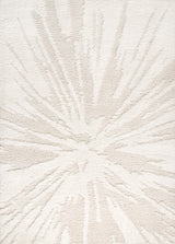 Willowshade Sunburst Abstract High-low Shag Area Rug