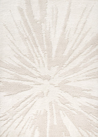 Willowshade Sunburst Abstract High-low Shag Area Rug