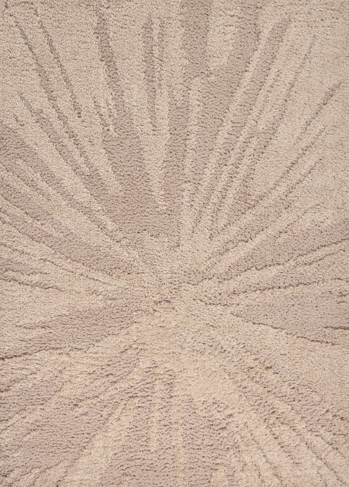 Willowshade Sunburst Abstract High-low Shag Area Rug