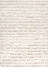 Earthyn Distressed Linear Stripe High-low Shag Area Rug