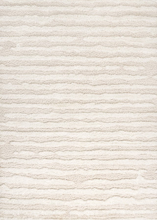 Earthyn Distressed Linear Stripe High-low Shag Area Rug