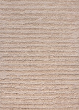 Earthyn Distressed Linear Stripe High-low Shag Area Rug