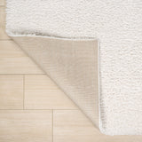 Veloura Modern Luxe Solid High-pile Shag Area Rug