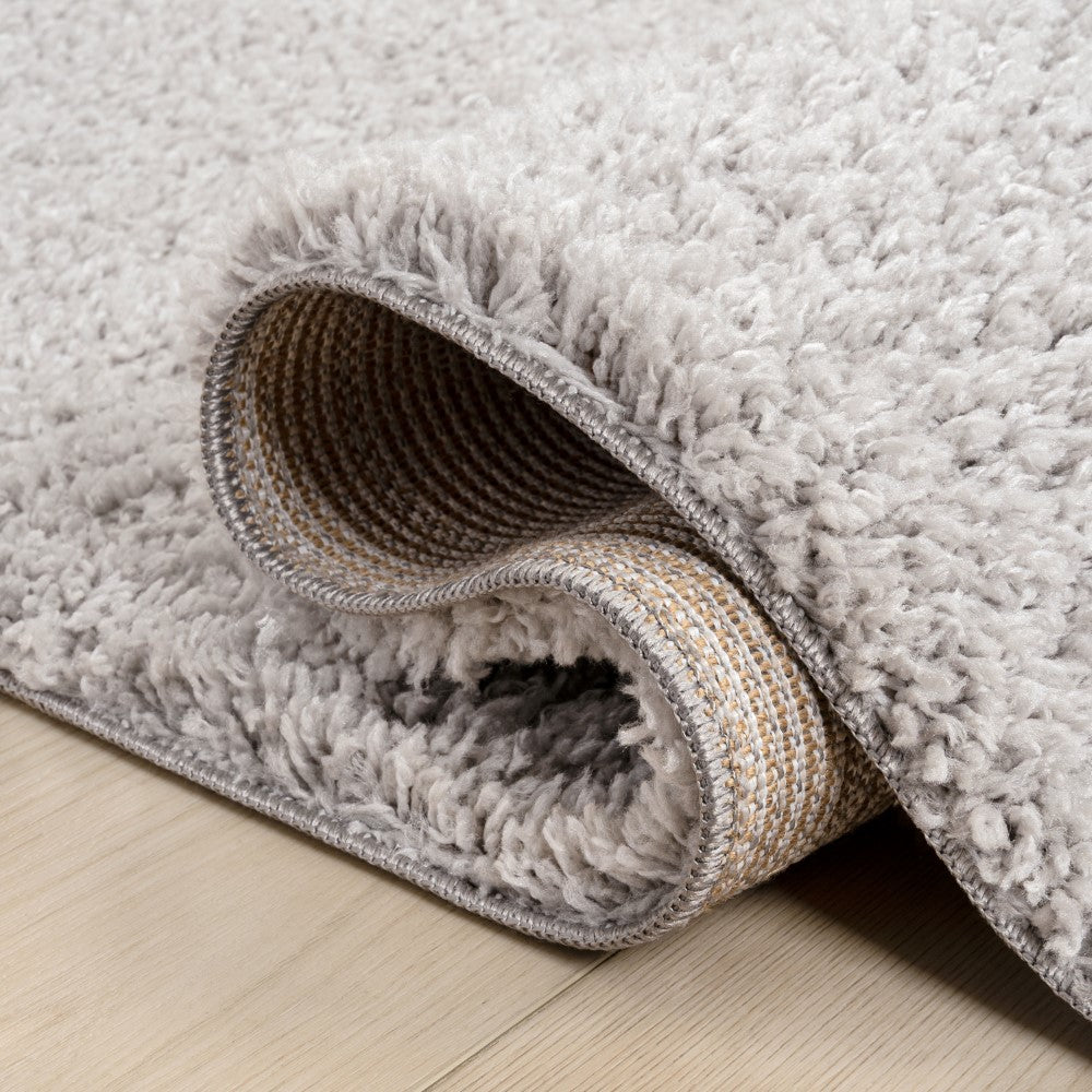 Veloura Modern Luxe Solid High-pile Shag Area Rug